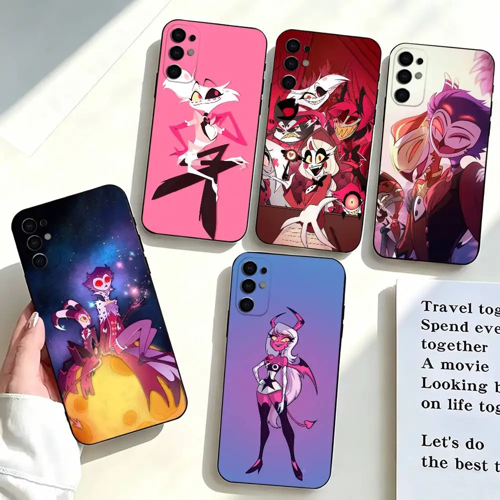 Helluva Boss-es A-Animes  Phone Case For Samsung S25,S24,S21,S22,S23,S30,Ultra,S20,Plus,Fe,Lite,Note,10,Black Cover