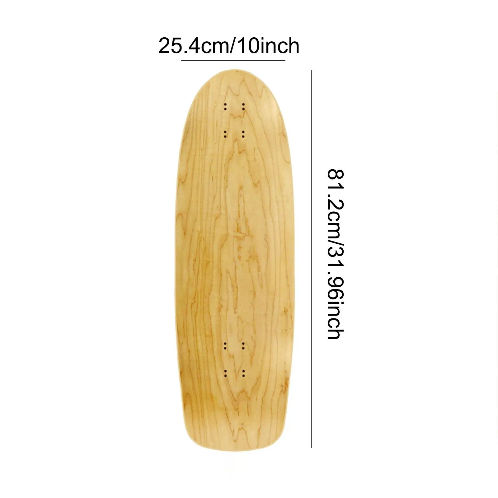 Leere Skateboard Deck doppelt verzogene Wohnkultur Ersatzteil konkaves Brett für Sport kunst Malerei im Freien Erwachsene DIY Handwerk