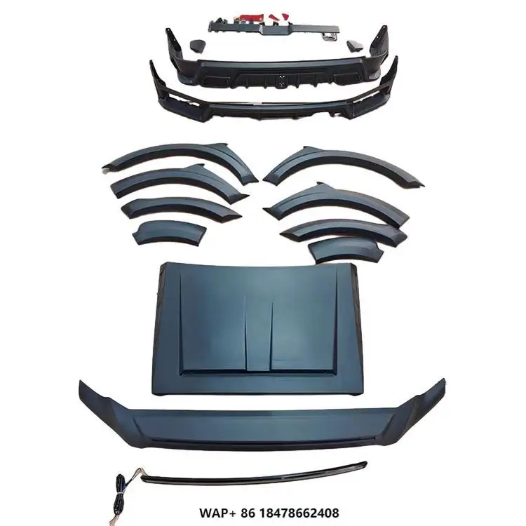 

Forged Carbon Front Lip Side Skirt Extended Rear Diffuser Rear Spoiler Wheelhouse for Great Wall Wey Tank 500