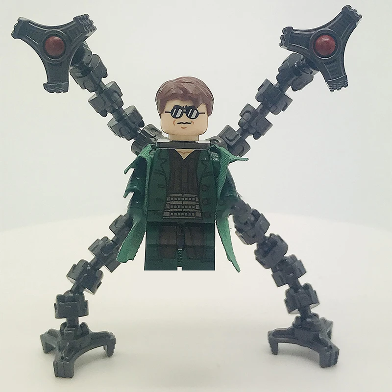 Doctor Octopus Compatible With Lego Spider Disney Toys Mini Action Diagram Building Blocks Children\'s Best-selling Toy Gifts