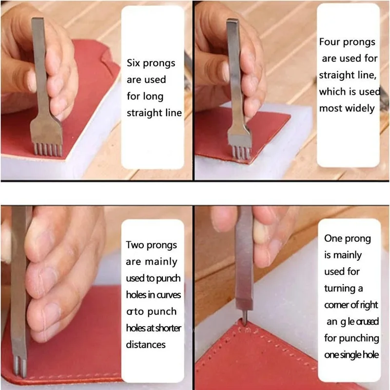 L-001 60 Pcs Leather Craft Processing Tools Set Leather Craft Sewing Splicing Punching Leather Tools
