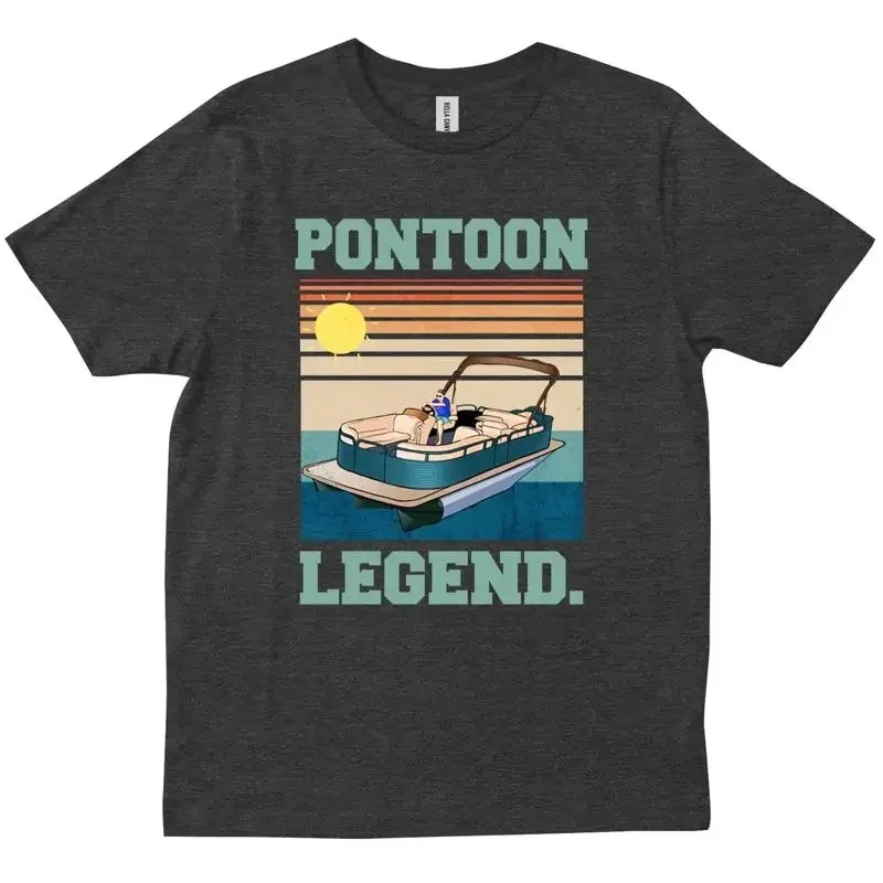 Funny Pontoon BoaT T Shirt Captain s Owner Vintage Boating