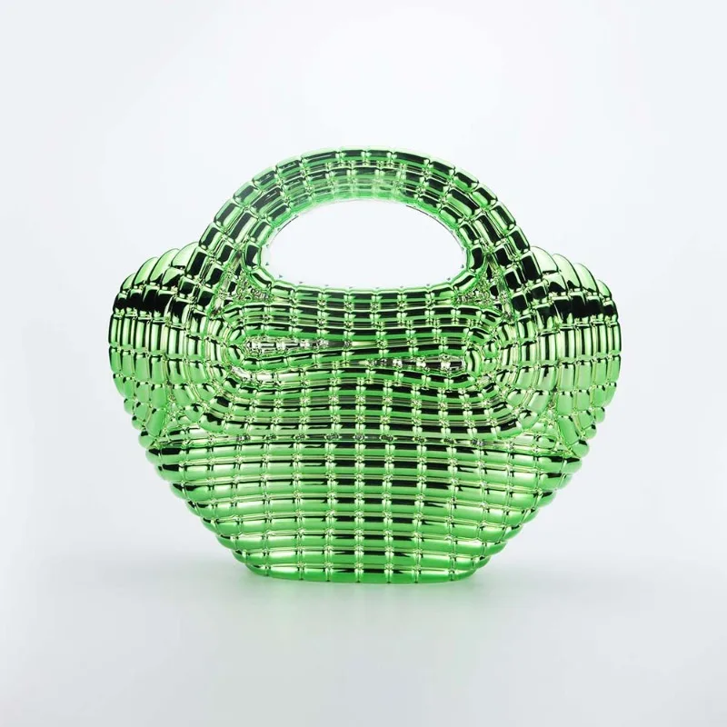 

Designer Acrylic Clutch Bag Wedding Party Women Prom Evening Bag Fashion Gold Acrylic Evening Clutch Bag Tote Phone Purse