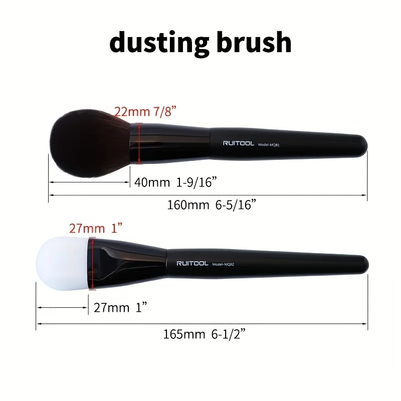 2PCS Gundam Model Cleaning Brush Kit Fiber Hard and Soft Bristle Anti Static Dusting Brush with Wooden Handle for Hobby Crafts