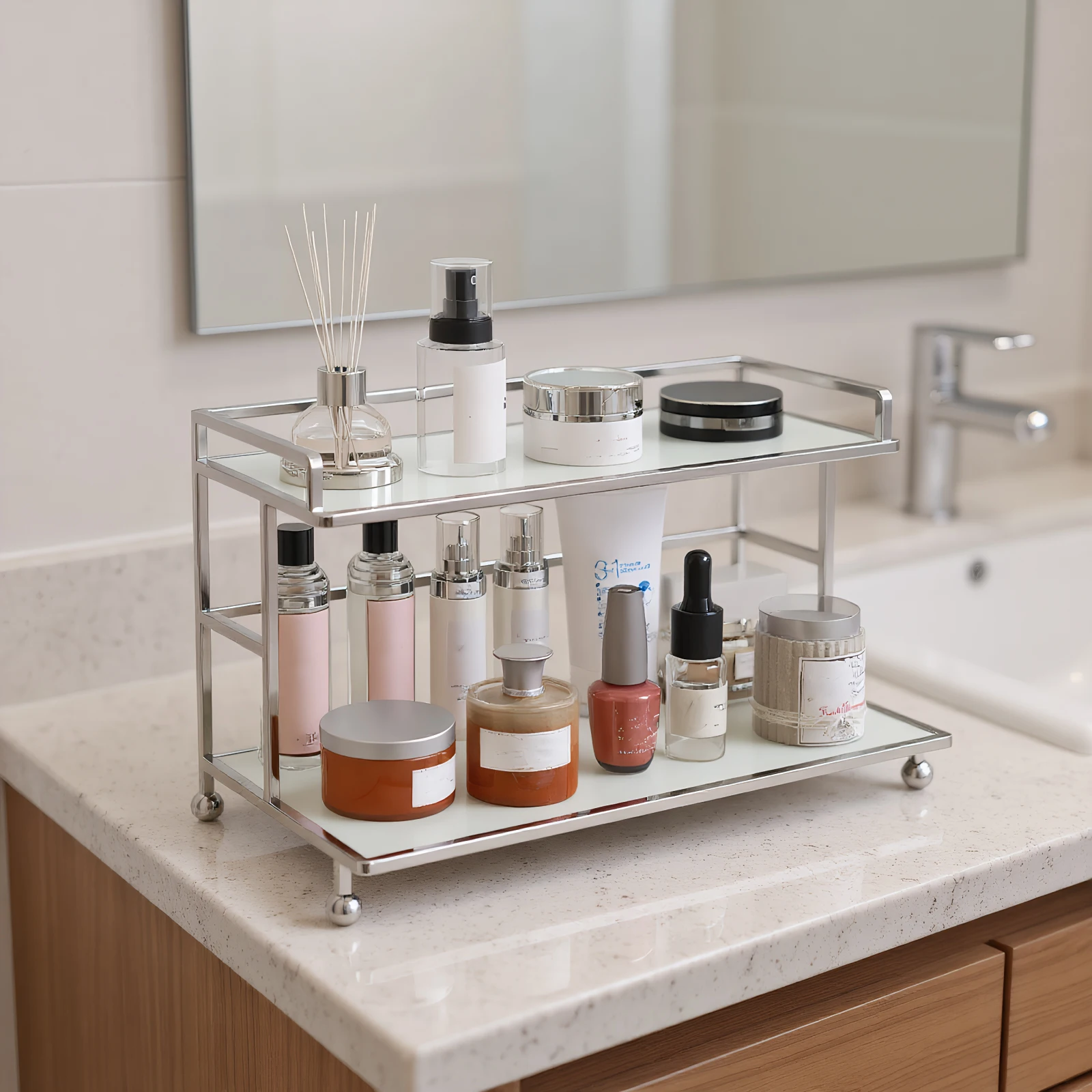 1 szt. Półka do przechowywania – Home Living Bathroom Vanity recenzja i cena