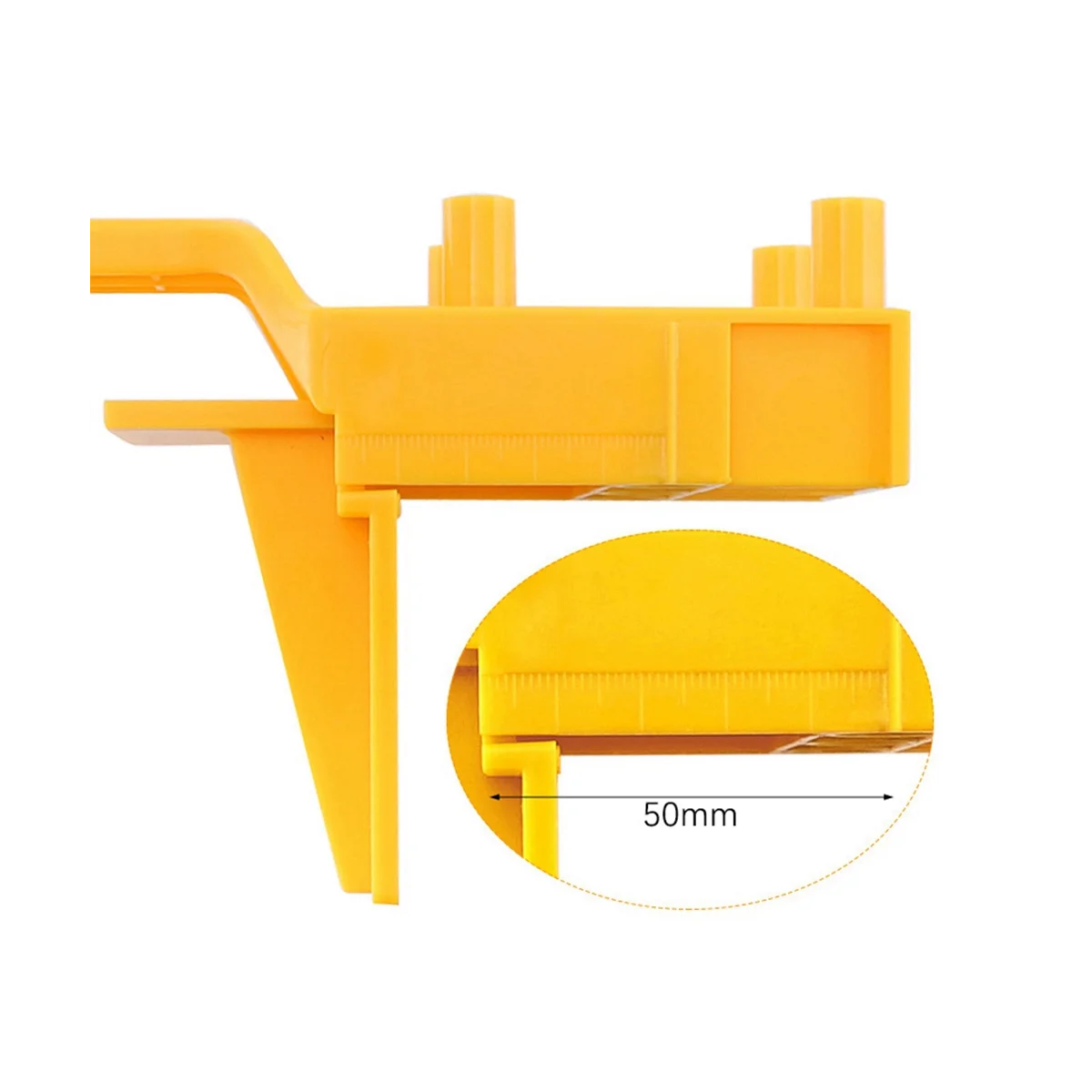 Woodworking Straight Hole Puncher 6-10mm ABS Plastic Hand- Plank Puncher Woodworking Locator