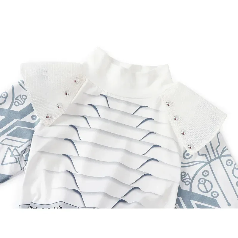 AAA 2025 좀비 3 애디슨 외계인 아동복 소녀 치어 리더 정장 코스프레 의상 어린이 판타지아 할로윈 생일 파티 팬