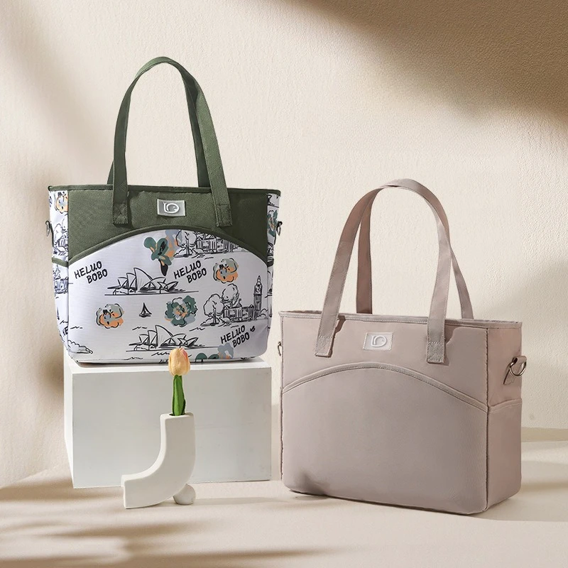 

Large Capacity Travel Tote Multifunctional Women Handbag Shoulder Bags Diaper Bags Gifts New Waterproof Oxford Fabric Mommy Bag
