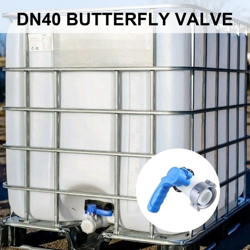 Válvulas mariposa DN40 62mm, interruptores, tanques IBC, válvulas Control salida contenedor, envío directo