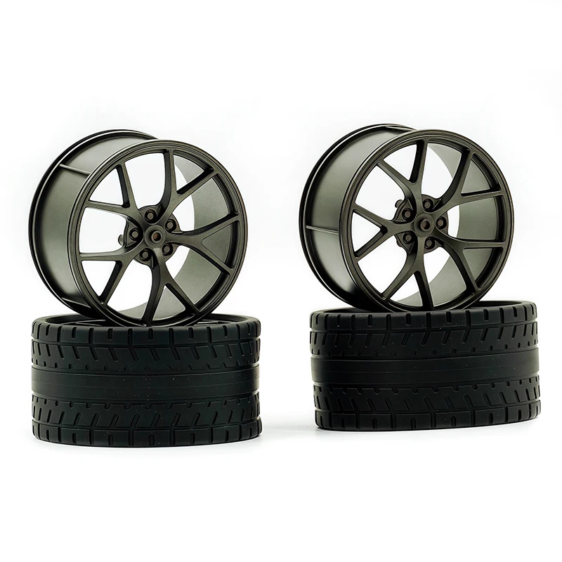 Ruedas CADA nuevas y únicas personalizadas 1:8, neumáticos de cubo, modelo de ladrillo de construcción, ruedas accesorios compatibles con todas las ruedas de vehículos 42172 42143