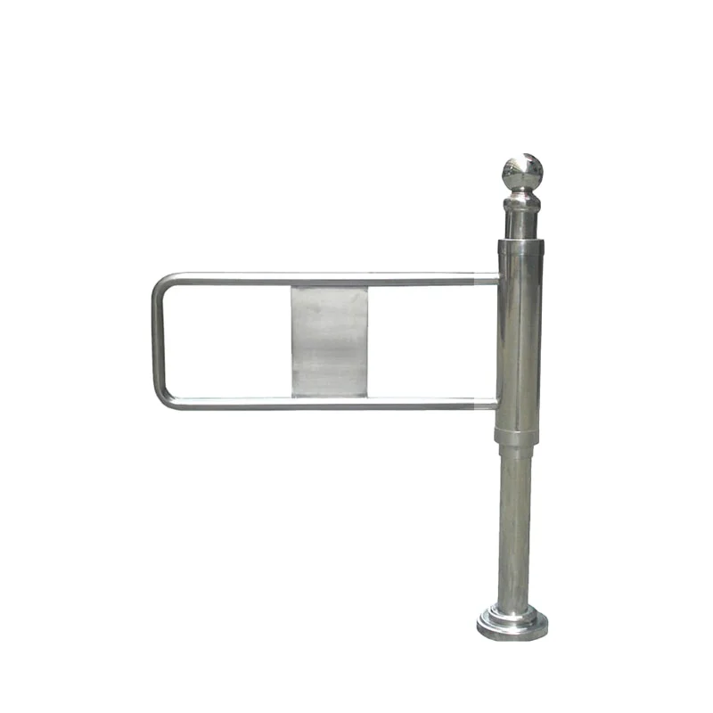 CHISUNG Stainless Steel Security Barrier Supermarket Entrance Access Control Turnstile Manual Swing Gate