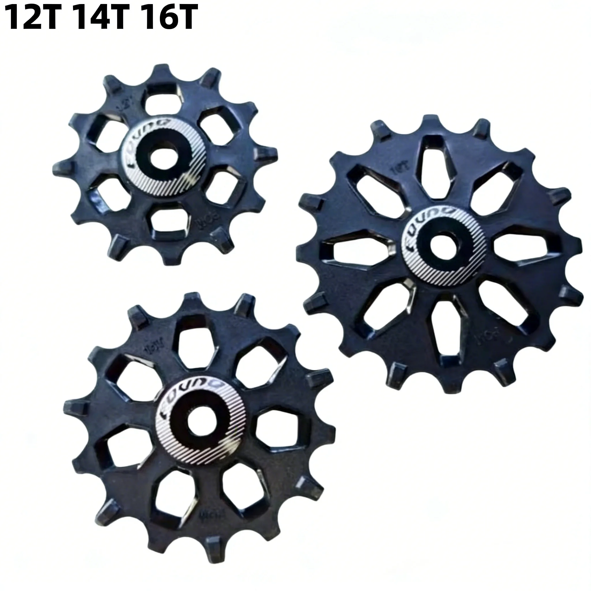 FOVNO MTB Road Bicycle Rear Derailleur Pulley 12T 14T 16T Wide Narrow Tooth Guide Wheel Support 7-12 Speed Bike Parts