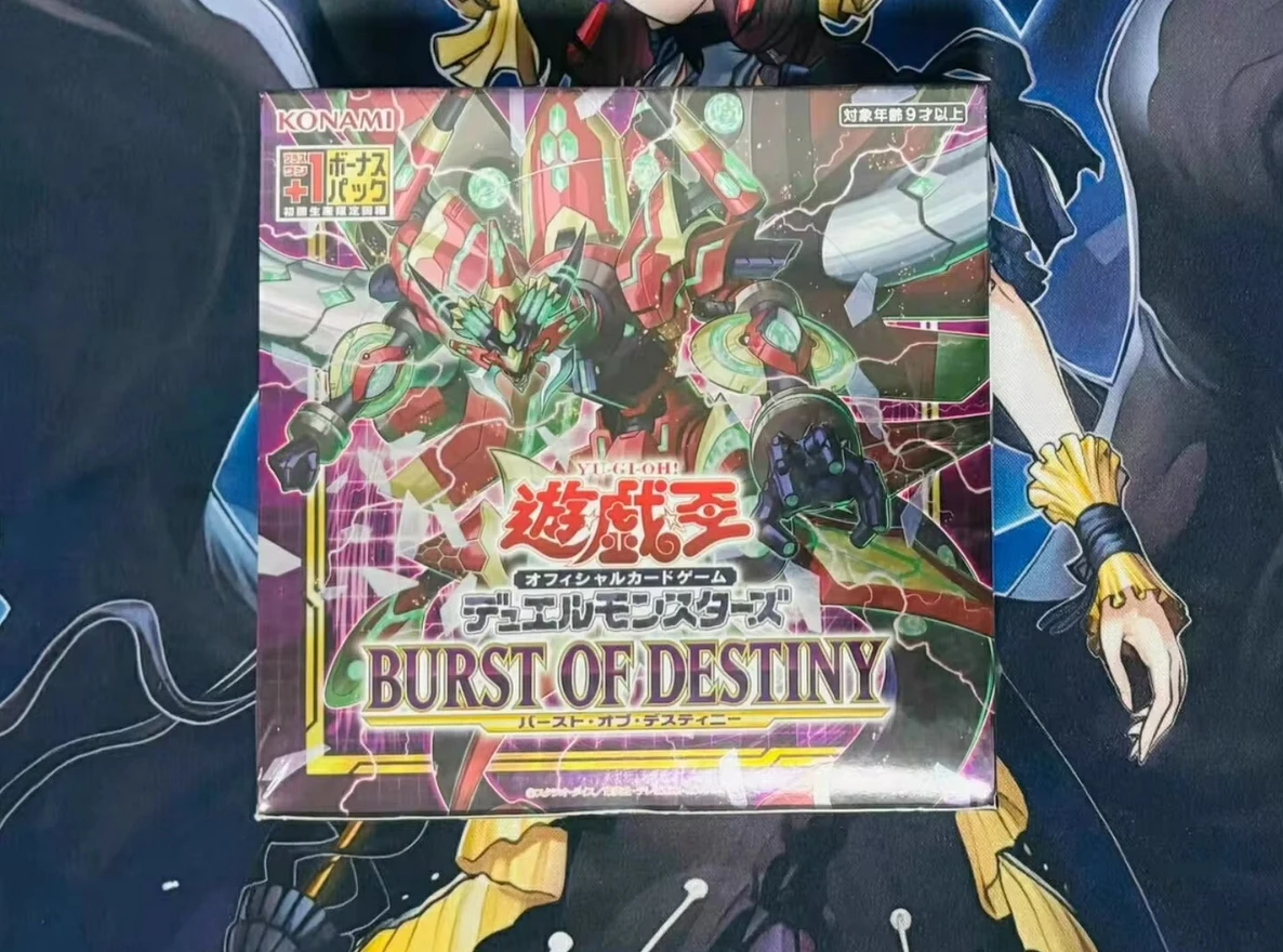 

Yugioh KONAMI Duel Monsters OCG BURST OF DESTINY BODE Japanese Collection Sealed Booster Box