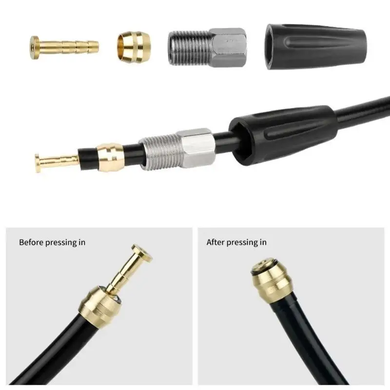 

652F 50 компл. велосипедов, соединительный болт для прокачки деталей велосипеда, шланг гидравлического тормоза, масляная труба,