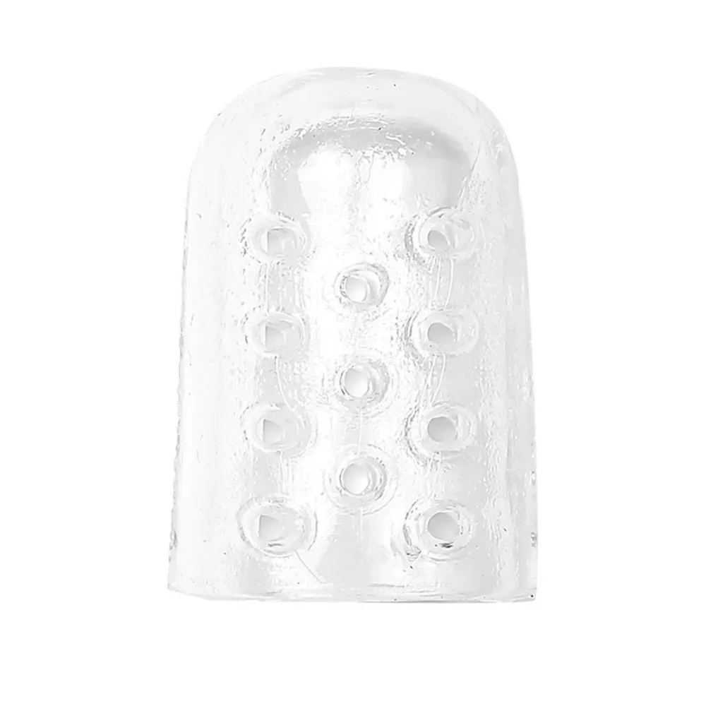 

Effective Anti-Friction Silicone Toe Protector Soft Breathable Toe Covers Transparent Toe Caps Pain Relief
