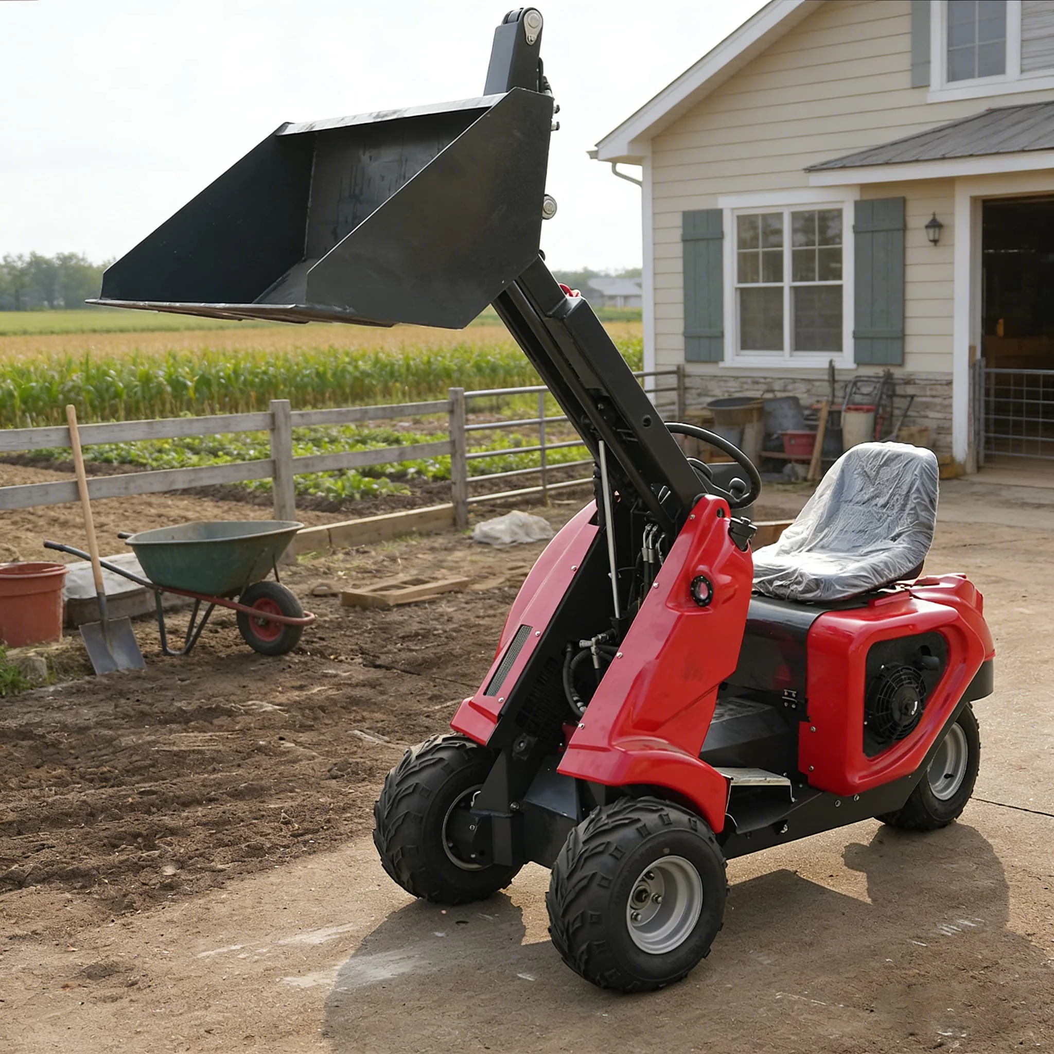 

Free Shipping Wheel Loader CE EPA Euro 5 Earth Moving Mini 3 Wheel Loader Farm Garden Mini Diesel Wheel Drive Loader Customized