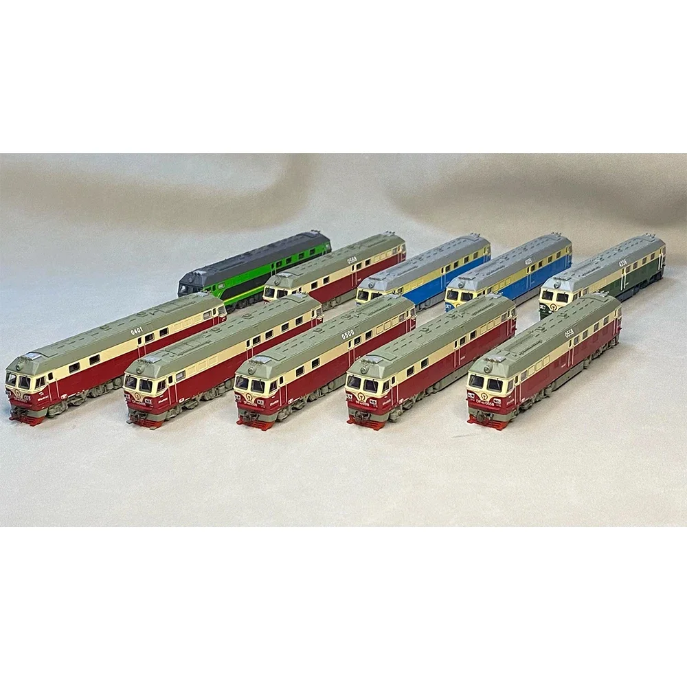 N Scale 1:160 Train Model Dongfeng 4D Diesel Locomotive DF4D Tiger (Touch Version) Train Model Toys, Various Styles Available