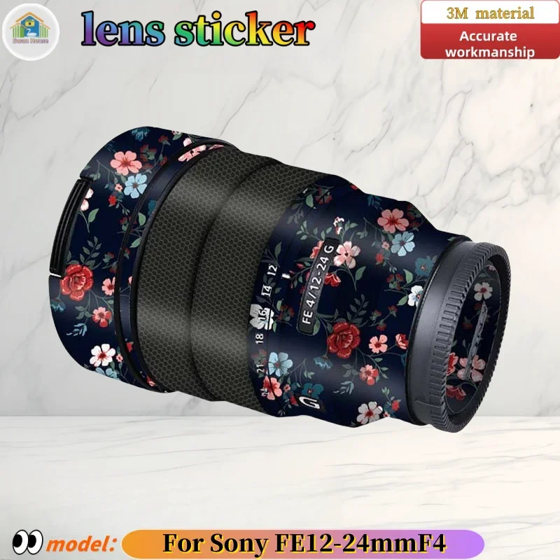 FE1224F4 para Sony FE12-24mm F4 pegatina de lente de cámara, piel DIY, película protectora resistente al desgaste de sastrería de precisión