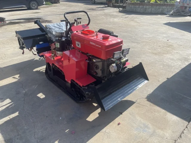 ماكينة زاحفة مطاطية صغيرة مصنوعة من المصنع/4 عجلات لجرار المزرعة لدفيئة البستان