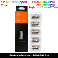 Original Geekvape Boost Coils B Series Core 0.4ohm For Aegis Boost Pod Aegis Hero Z Nano 2 Tank coil Electronic Cigarettes Cores