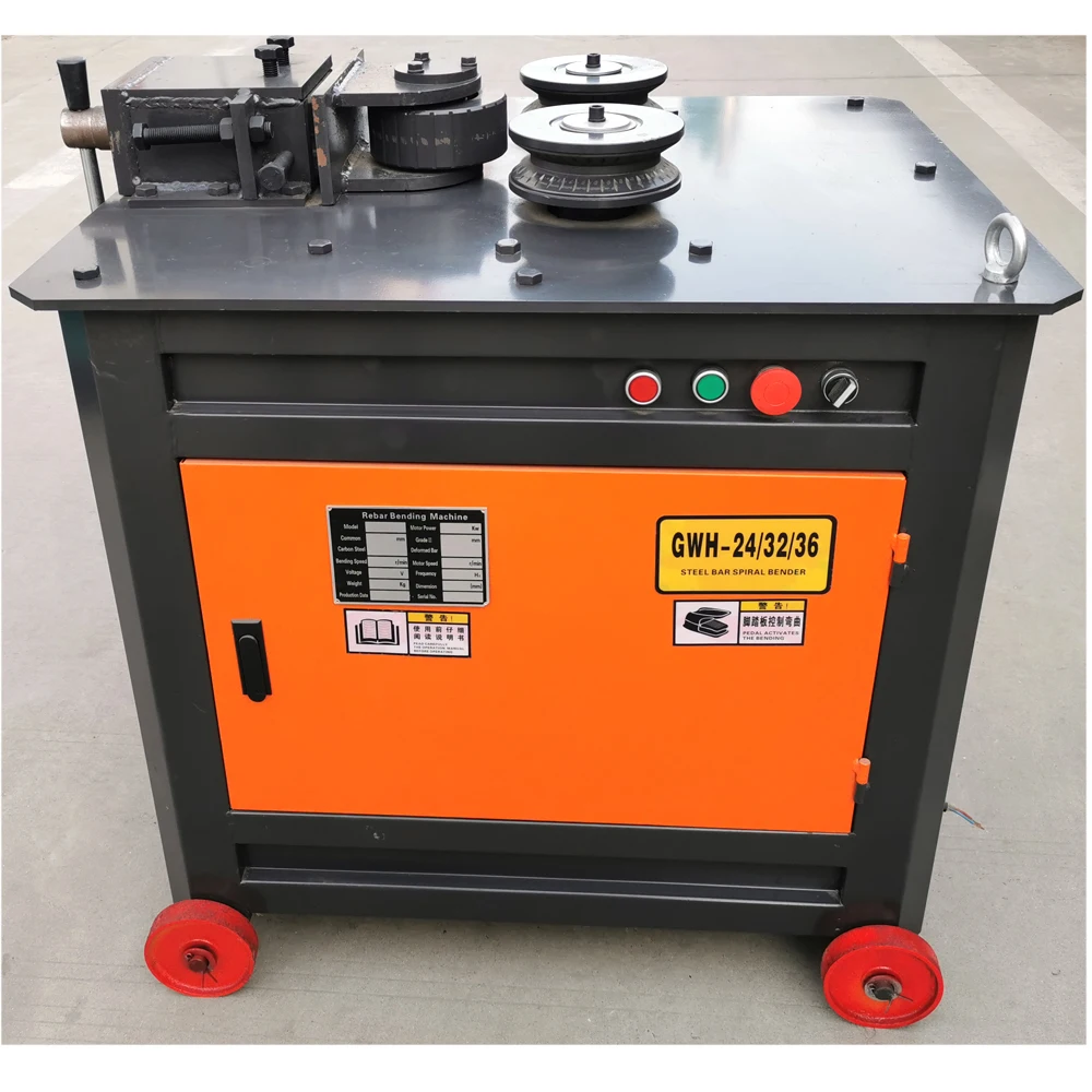 

New Semi-Automatic Rebar Spiral Bending Machine with Reliable Motor for Steel Bar Bending