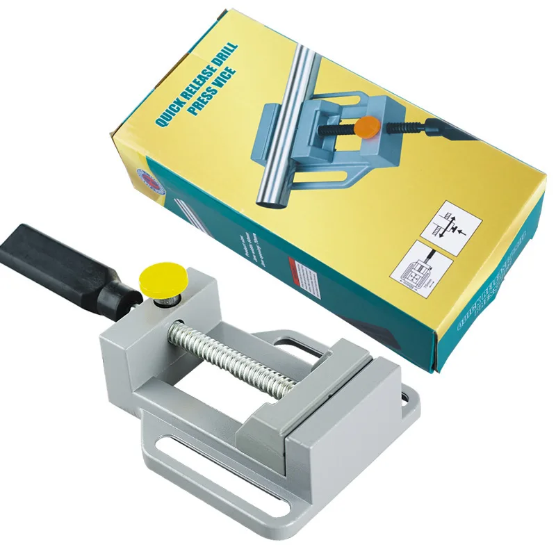 

1 шт., прямоугольный зажим с одной ручкой, быстро плоскогубцы с плоскими губками, легкие мини-настольные тиски, простой зажим с плоской губкой, сварочный зажим