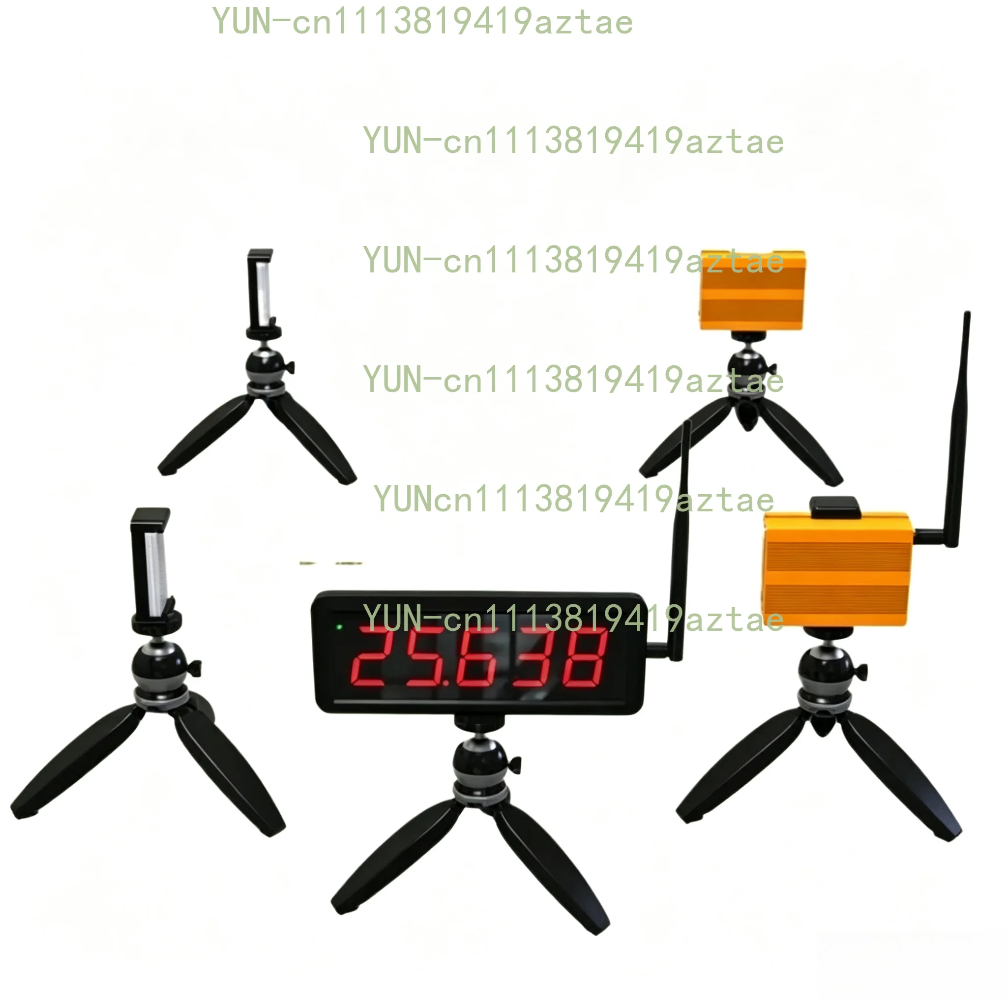 Racing Wireless Laser Timer Military Training Sprint Physical Fitness Test Sports Timing Remote Large Screen Synchronous Display