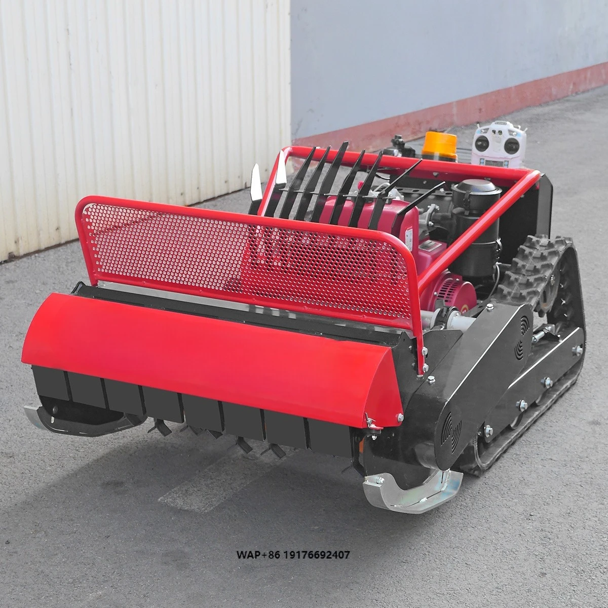 Agricultural Robot Lawn Mower - Powerful Heavy-duty  Engine, High-tech Lawn Mower with Remote Control Technology