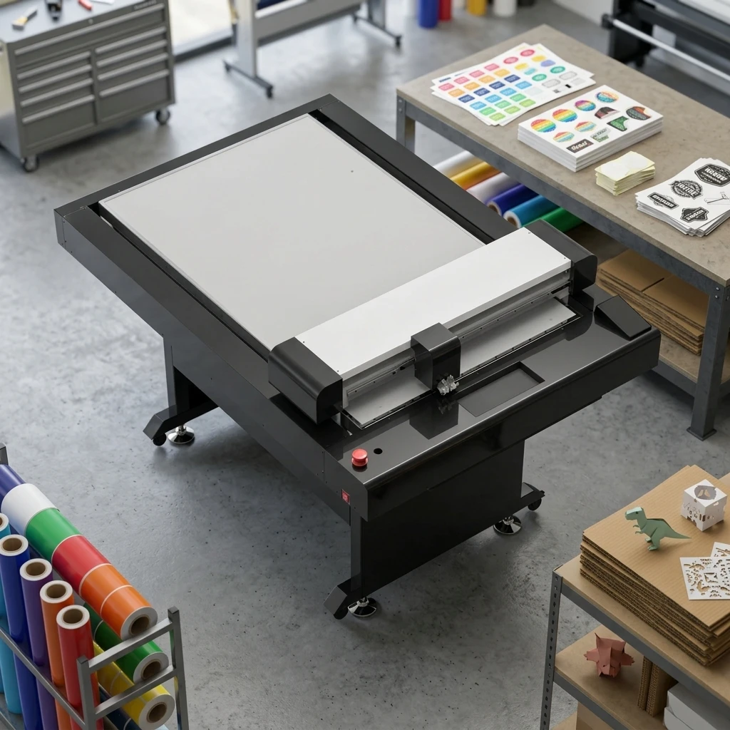 Automatic Dual Head Flatbed Cutting Plotter, Digital Sample Cutter with Vacuum Adsorption for Corrugated Packaging Box