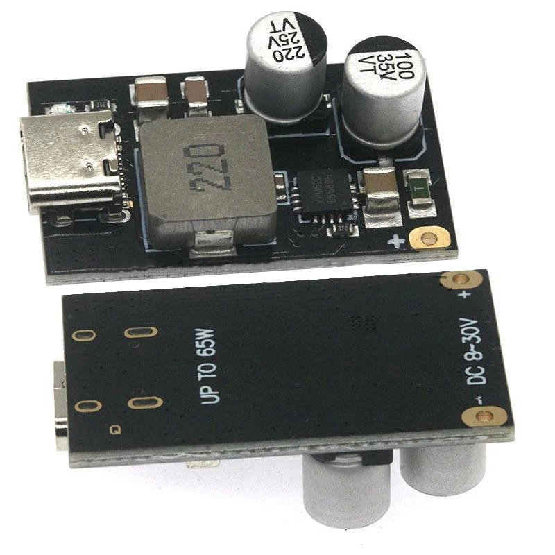 @*PD65W Type C Fast Charging Module Multi Protection System DIY Power Charger Circuit Board for Phone Laptop Charger Repair