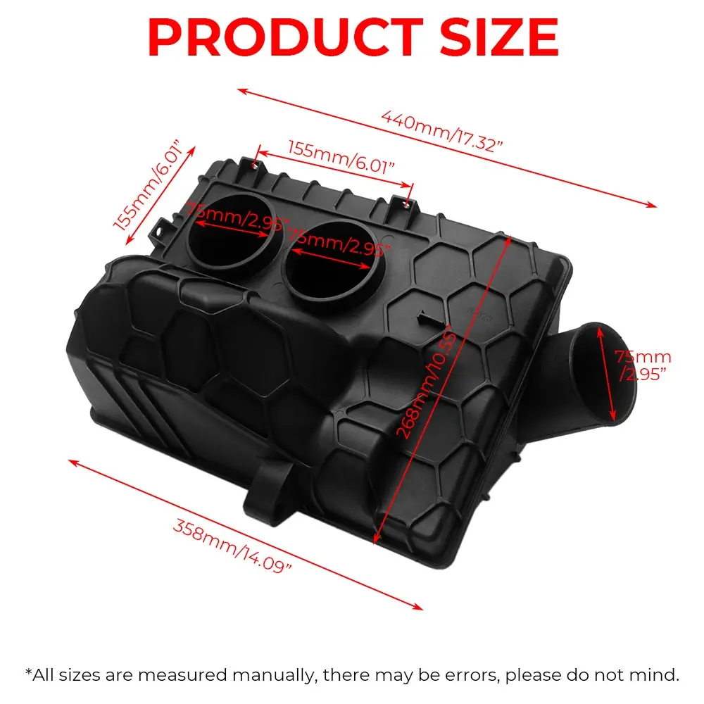 Intake Weld Engine Housing Intake Weld Engine Housing Weldment Fit For Polaris Rzr Xp 1000/ Xp 4 1000 2014-2023 Black Housing