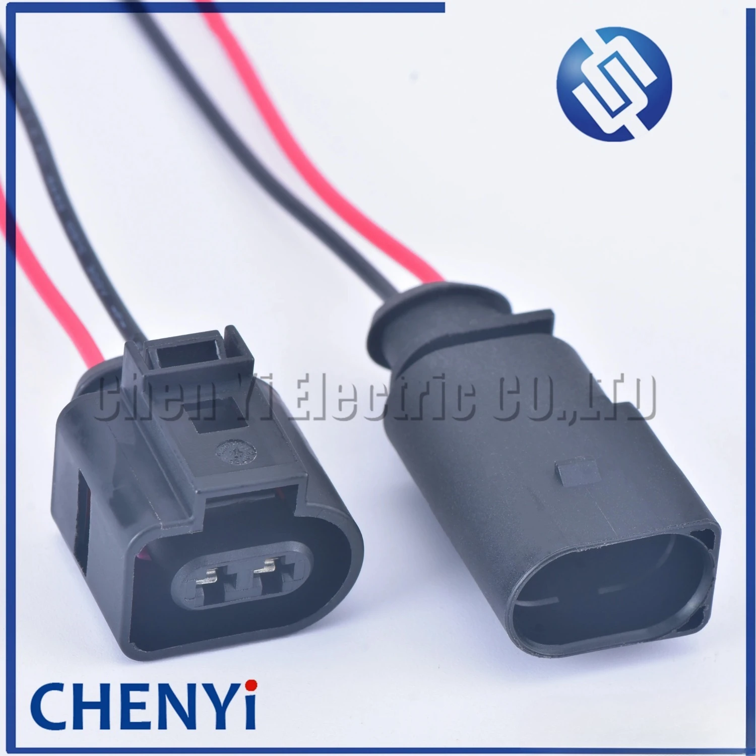 Conector de cableado automático impermeable de 2 pines y 3.5 mm, enchufe 1J0973722 1717692-1 8D0973822 1J0 973 722 8D0 973 822