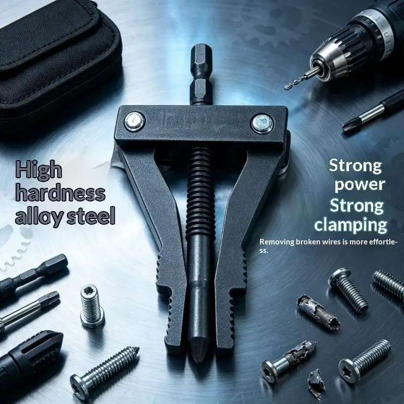 Pipe Extractor Tool for Commercial Plumbing Broken Thread Puller Hex Shank Fits Power Drill for PPR PVC MPP Pipes