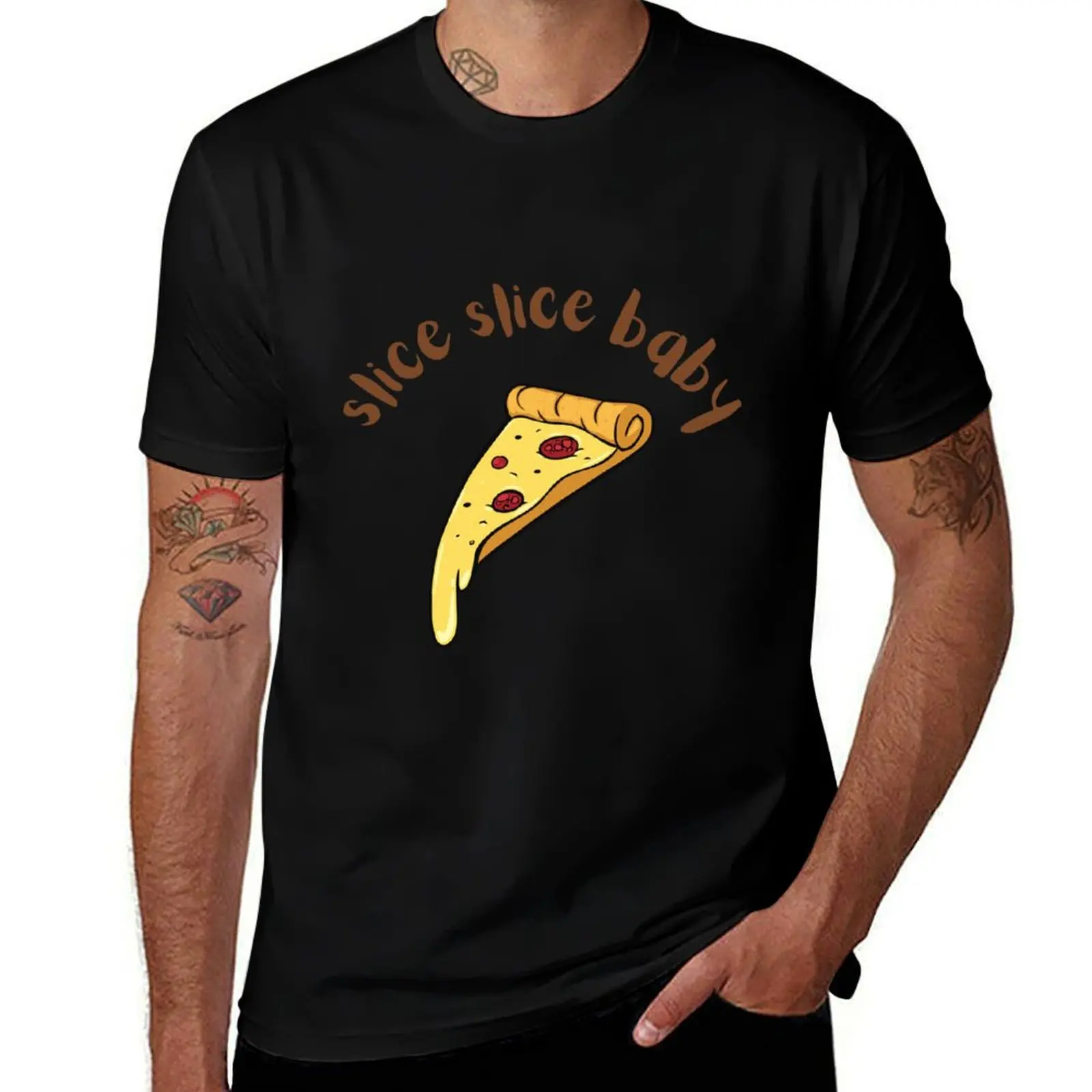 Slice Slice Baby, Ice Ice Baby Food pun T-Shirt Sweat Resistant Workout Tee Shirt