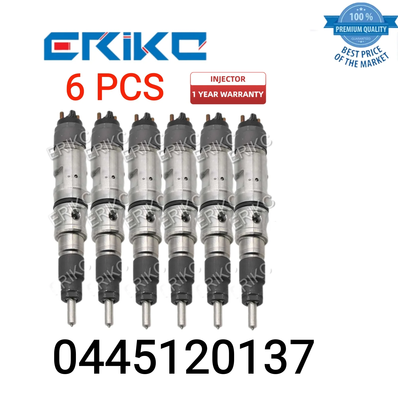 

6 PCS 0445120137 Injector Car 0 445 120 137 Complete Body Injector 0445 120 137 Diesel Engine Parts Injector Assembly