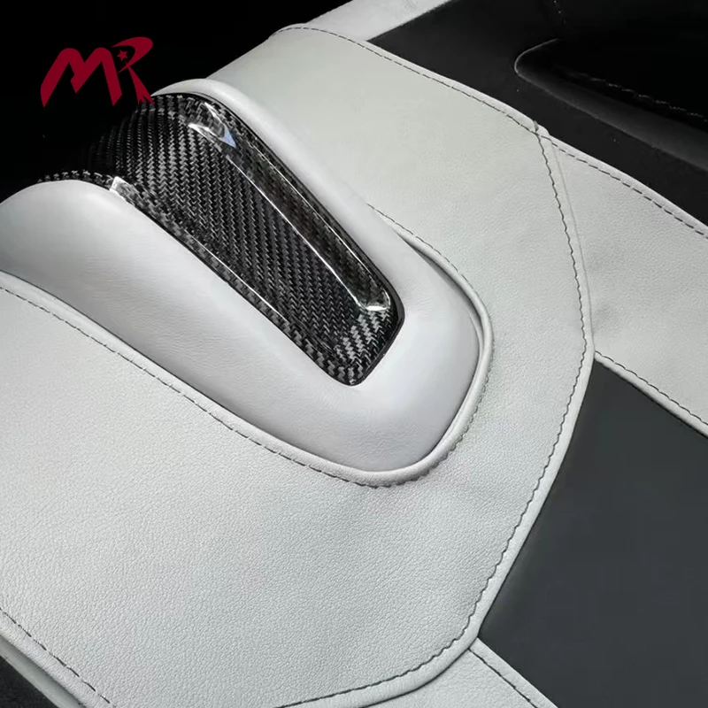MR M Carbon Bucket Seat Cushion Genuine Leather Protector Cover for BMW G87 M2 G80 G81 M3 G82 G83 M4 F90 M5 F92 M8