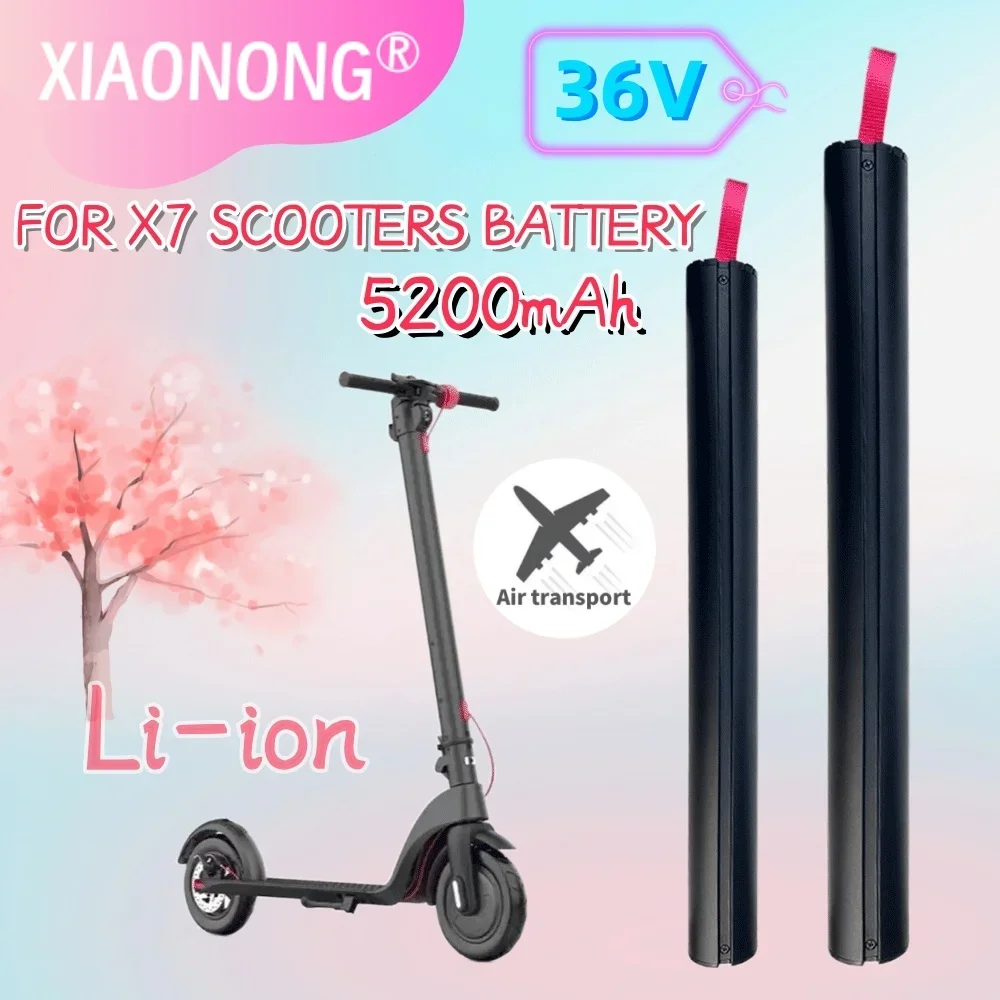 

2023 Upgrade 5200mah 36V for HX-X7 electric scooter Dedicated battery Large capacity and long battery life