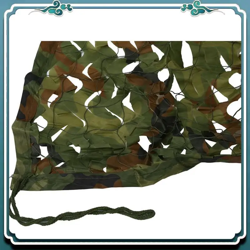 Confiable 4 Uds 1Mx2m 39X78 pulgadas cubierta de red de camuflaje de bosque caza tiro Camping ejército