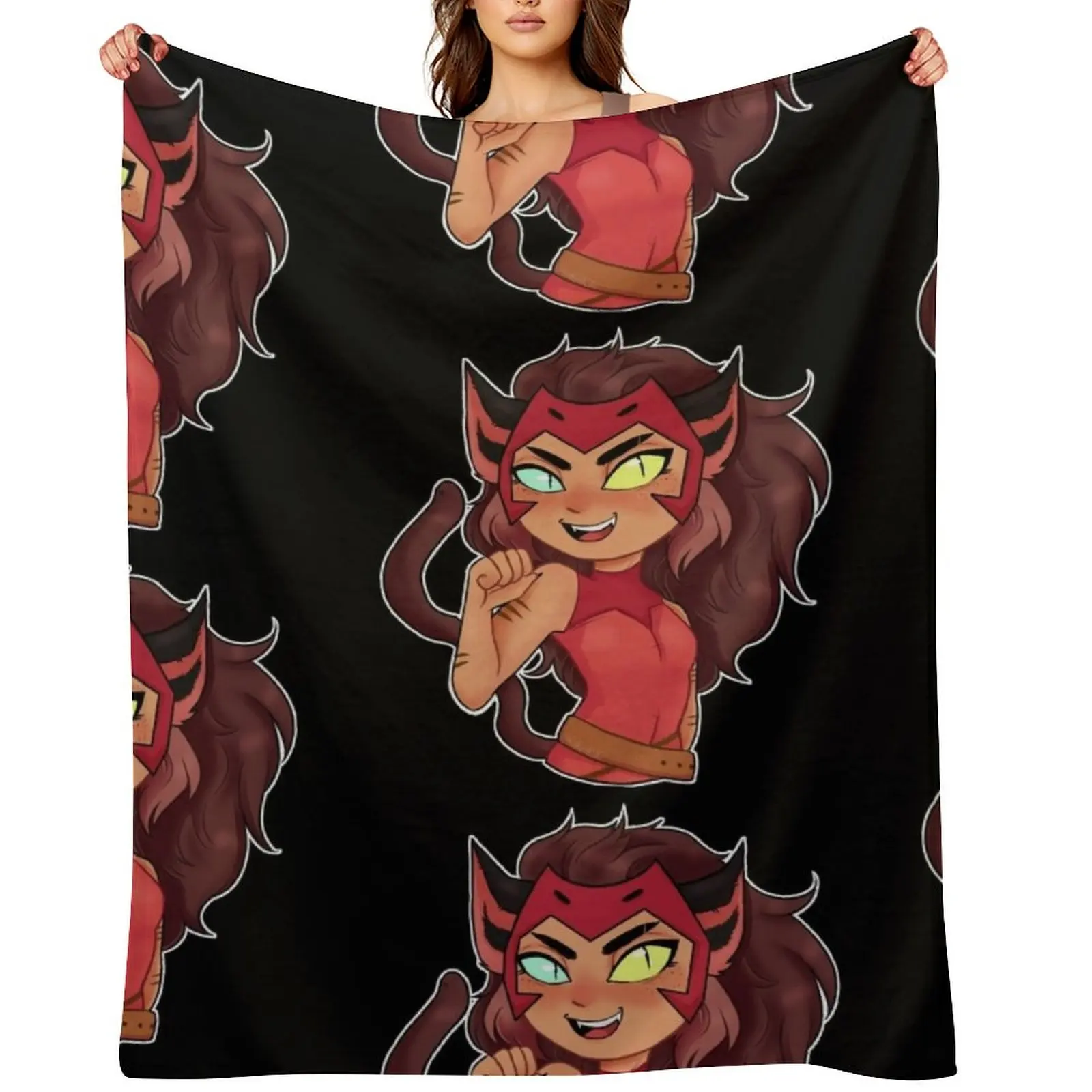 

She Ra Catra Artwork Throw Blanket Designers Sofa Throw Bed covers Extra Large Throw Blankets