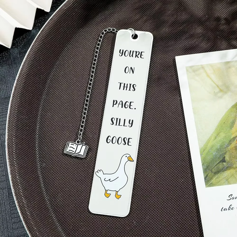Ideal Stationery & Office Supply - Cute Silly Goose Metal Bookmarks Book