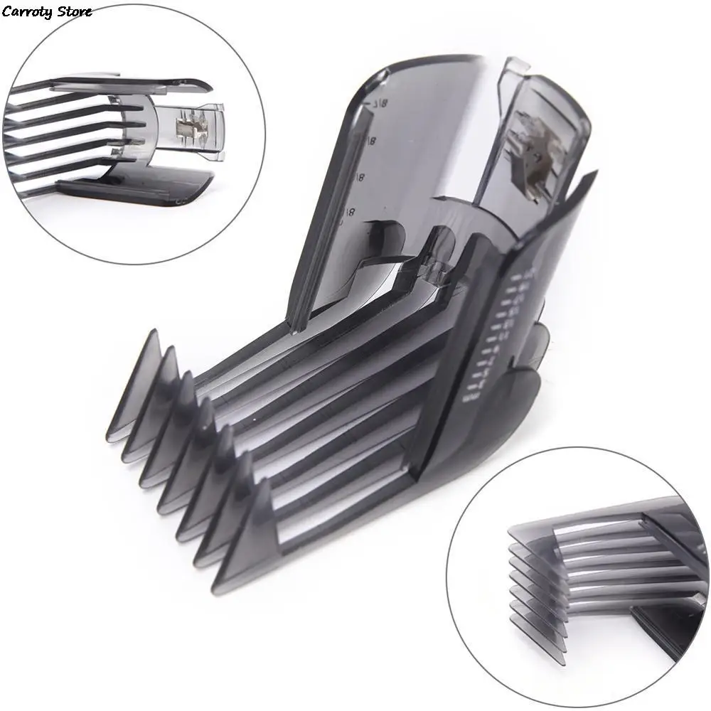 1PCS Hair Clippers Beard Trimmer Comb Attachment For Philips QC5130 QC5105 QC5115 QC5120 QC5125 QC5135 Black