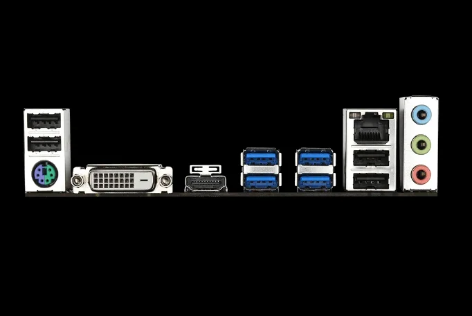 Motherboard giga byte B450M DS3H V2 AM4 3 baru