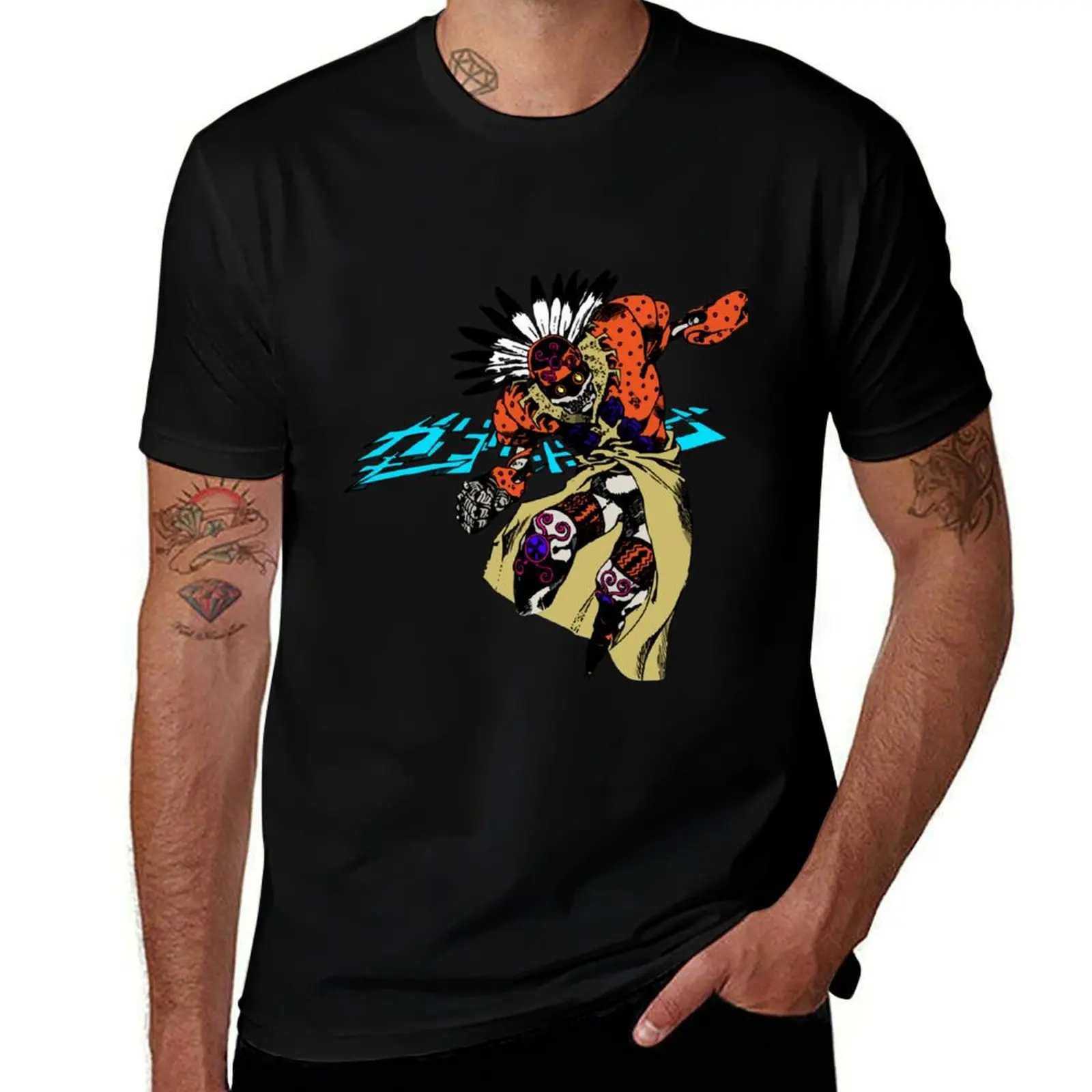 

In A Silent Way jojo bizzare adventure jojo stand (colored) T-Shirt man t shirts graphic T-Shirt