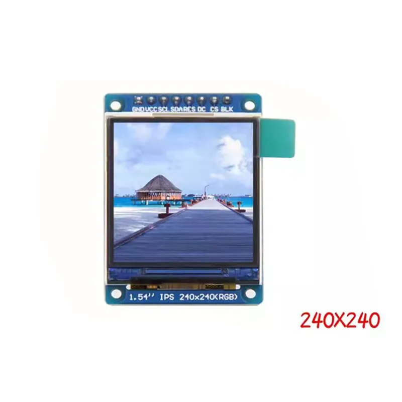 New 1.54 inch IPS full viewing Angle TFT display LCD screen color screen module SPI serial port HD 240x240