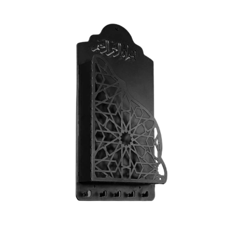   Arabic Quran Book Hanging Shelf with Hook Wall Decors for Islamic Festives Gift