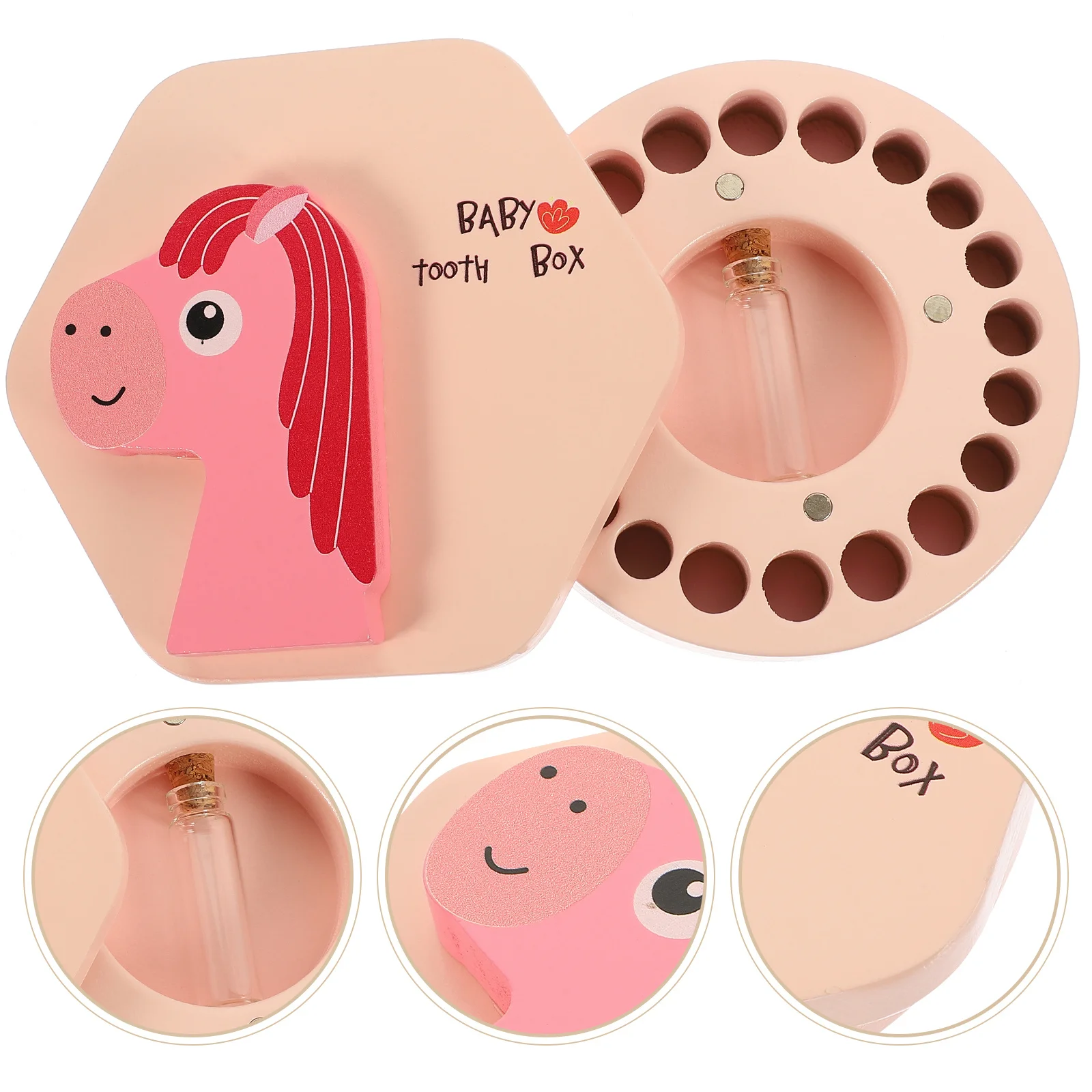 

Baby Keepsake Box Durable Infant Tooth Holder Baby Teeth Saver Organizer Keepsake Memory Storage Box for Kids Teeth Saver