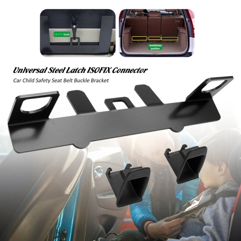 Universal ISOFIX Belt Connector Car Baby Restraint Anchor-Mounting