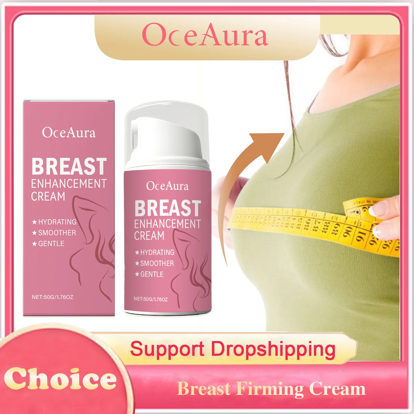 Breast Firming Cream Tighten Lifting Improve Sagging Plumping Boobs Bigger Growth Size up Moisturizing Breast Enhancement Cream