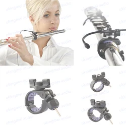 Instrument Condenser Microphone Universal Stand Clip For Clarinet Flute Compatible For DPA4099 Microphone Suitable For JTSCX-500