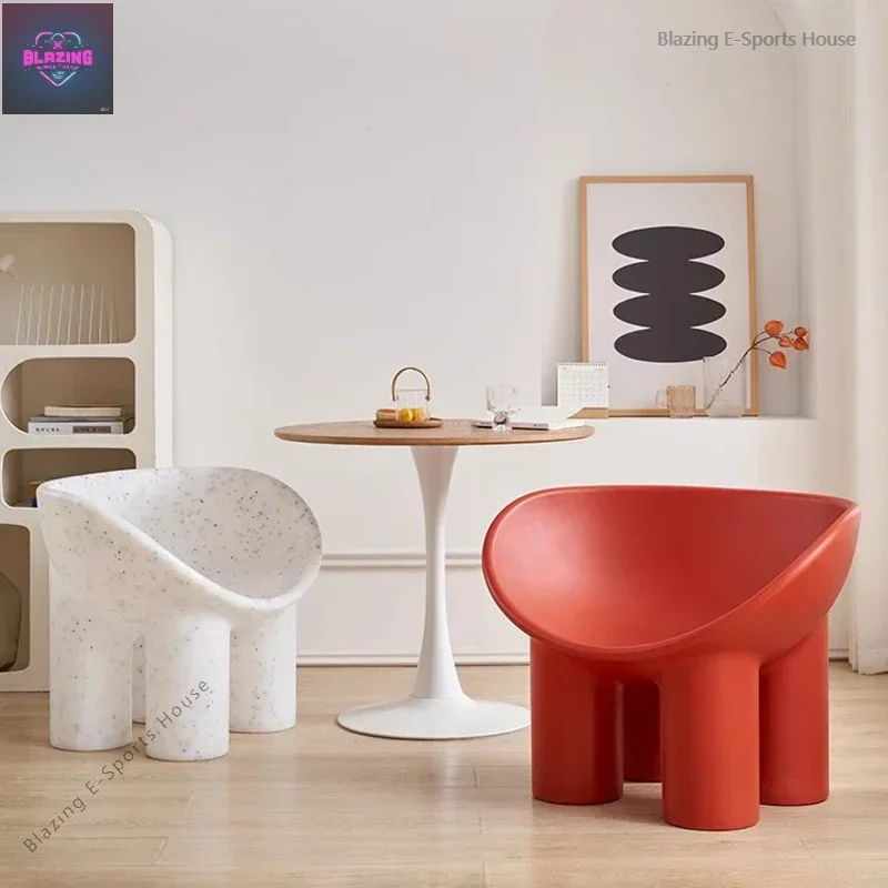 

Living Room Luxury Dining Chairs Nordic Plastic Lazy Office Dining Chairs Trendy Bedroom Muebles Para El Hogar Furniture Decor